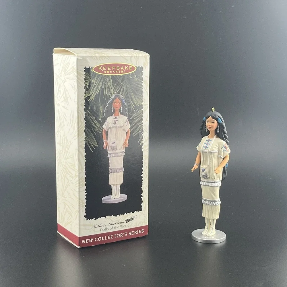 Hallmark 1996 Native American Barbie Dolls Of The World Ornament Keepsake #1